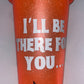 Friends,Horror Themed Tumbler Cup With Straw ( Red)