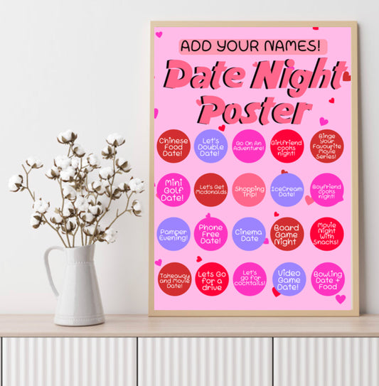 Date Night Scratch Off Poster!