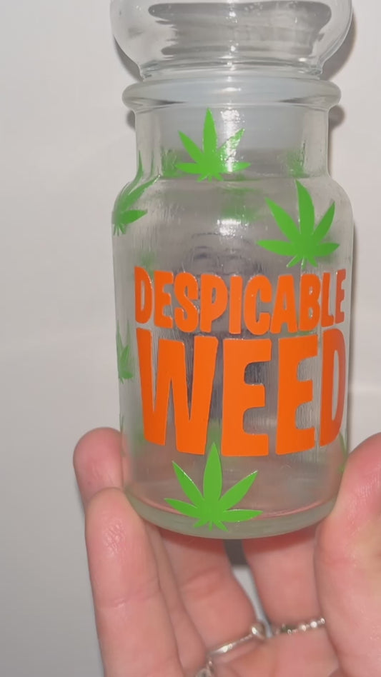 ‘Despicable Weed’ Novelty Herb Jar